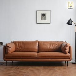 sofa băng bọc da cao cấp h-b06