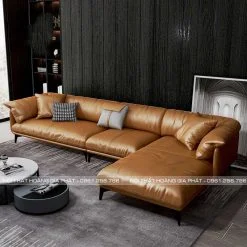 Sofa Góc Bọc Da Mã H-D11
